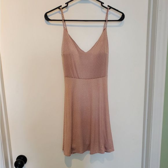 Polka Dot Mini Dress - Picture 1 of 8